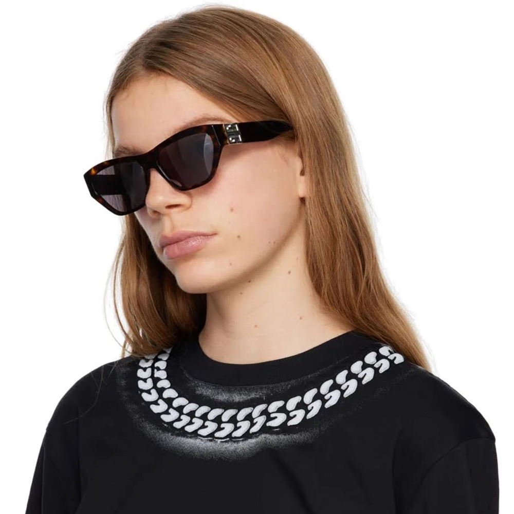 GIVENCHY BLACK GLITTER/VIOLET GRADIENT SUNGLASSES GV40045I